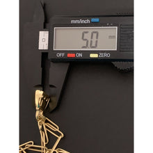 Load image into Gallery viewer, 18K Gold Necklace Chain 16 inches Paperclip and Bag Pendant 6.58 grams - Rafant