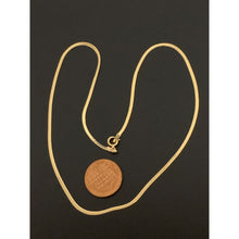 Load image into Gallery viewer, 18K Gold Necklace Chain Flat 14.75 inches 1.87 grams - Rafant