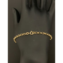 Load image into Gallery viewer, 18K Gold Bracelet Rolo Link Chain 2.58 grams Size 7.5 inches - Rafant