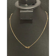 Load image into Gallery viewer, 18K Gold Necklace Balls Beads Russian Stones Tricolor 3.31 grams Size 16.75 inches - Rafant