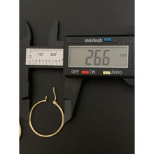 Load image into Gallery viewer, 18K Gold Earrings Hoops Loops 1.33 grams - Rafant