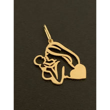 Load image into Gallery viewer, 18K Gold Pendant Mom Child 0.88 grams - Rafant