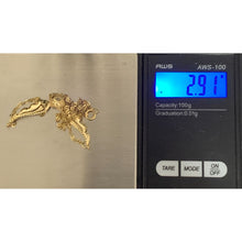 Load image into Gallery viewer, 18K Saudi Gold Heart Wings Necklace 19 inches - Rafant