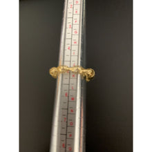 Load image into Gallery viewer, 18K Gold Ring Soft Mesh 0.53 grams Size 5 Dainty Lightweight Delicate - Rafant