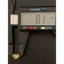 Load image into Gallery viewer, 18K Gold Necklace Chain 18 inches Heart Pendant with Earrings Set 1.41 grams - Rafant