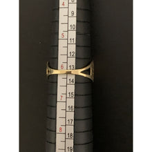 Load image into Gallery viewer, 18K Gold Ring Wave Tricolor Yellow White Rose Gold 1.85 grams Size 6 - Rafant