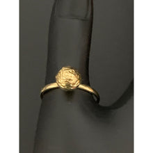 Load image into Gallery viewer, 18K Gold Ring Ball 1.88 grams Size 8 - Rafant