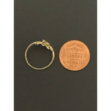 Load image into Gallery viewer, 18K Gold Ring Leaves 1.38 grams Size 5 - Rafant