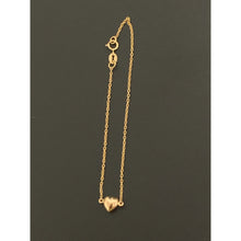 Load image into Gallery viewer, 18K Gold Bracelet Heart 1.01 grams Size 6.5 inches - Rafant