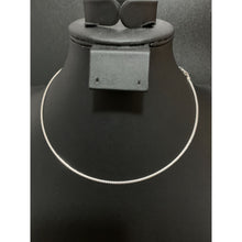 Load image into Gallery viewer, 18K Gold Necklace Omega Flexible White Yellow Gold Two Tone 16 inches 2.43 grams - Rafant