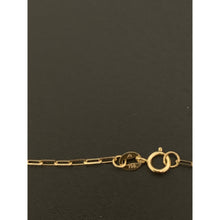 Load image into Gallery viewer, 18K Gold Necklace Chain Paperclips 18 inches 1.65 grams - Rafant