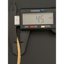 Load image into Gallery viewer, 18K Gold Necklace Omega Mesh Soft 18 inches 4.45 grams - Rafant