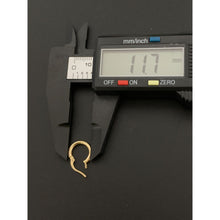 Load image into Gallery viewer, 18K Gold Earrings Hoops Loops Small 0.87 grams - Rafant