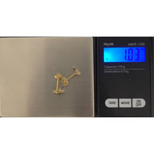 Load image into Gallery viewer, 18K Gold Earrings Stud Horse 1.03 grams - Rafant