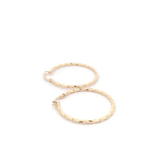 Load image into Gallery viewer, 18K Yellow Gold Earrings Hoops Spiral 1.37 grams - Rafant