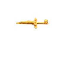 Load image into Gallery viewer, 18K Gold Pendant Cross Jesus Christ Religious 0.73 grams - Rafant
