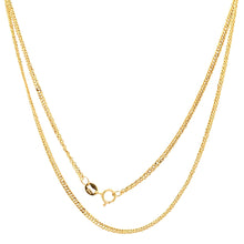 Load image into Gallery viewer, 18K Yellow Gold Necklace Chain Curb 17.75 inches 1.95 grams - Rafant