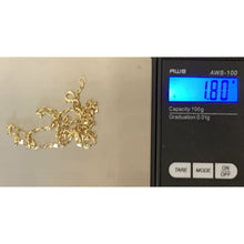 Load image into Gallery viewer, New Real 18K Saudi Gold Cable Chain Necklace 18" Item#271 - Rafant