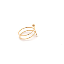 Load image into Gallery viewer, 18K Yellow Gold Ring Heart Spiral 1.03 grams Size 6.5 - Rafant