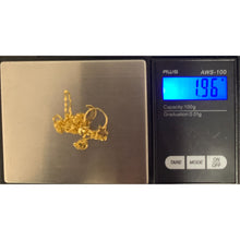 Load image into Gallery viewer, 18K Gold Necklace Chain 18 inches with Moon Star Circle Ball Pendant 1.96 grams - Rafant