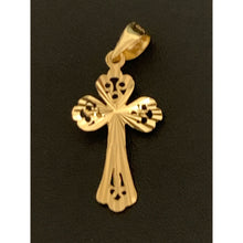 Load image into Gallery viewer, 18K Gold Pendant Cross Jesus Christ 0.86 grams - Rafant