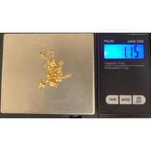 Load image into Gallery viewer, 18K Gold Necklace Chain 18 inches with Puffed Heart Charms Beads 1.15 grams - Rafant