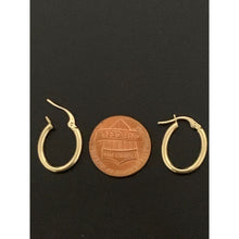 Load image into Gallery viewer, 18K Gold Earrings Hoops Loops Small 1.03 grams - Rafant