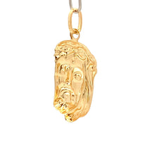 Load image into Gallery viewer, 18K Yellow Gold Pendant Face of Jesus Christ - Rafant