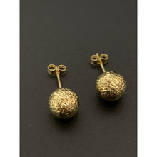 Load image into Gallery viewer, 18K Gold Earrings Stud Balls 1.06 grams - Rafant