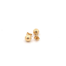 Load image into Gallery viewer, 18K Yellow Gold Earrings Studs Balls Polished 0.96 grams - Rafant
