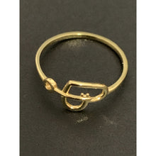 Load image into Gallery viewer, 18K Gold Ring Heart Key 1.27 grams Size 7 - Rafant