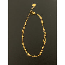 Load image into Gallery viewer, 18K Gold Bracelet Beaded 6 inches plus 1" extension 0.69 grams - Rafant