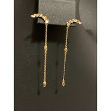 Load image into Gallery viewer, 18K Yellow Gold Earrings Post Dangling - Rafant
