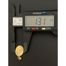 Load image into Gallery viewer, 18K Gold Pendant Oval Mother Mary Child Senior Sto Nino 1.37 grams Small - Rafant