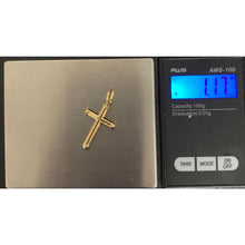 Load image into Gallery viewer, 18K Gold Pendant Cross 1.17 grams - Rafant