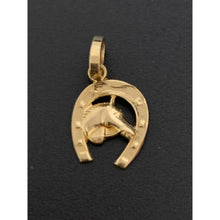 Load image into Gallery viewer, 18K Gold Pendant Horseshoe 0.75 grams Very Small - Rafant