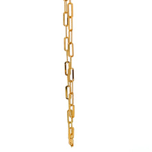 Load image into Gallery viewer, 18K Gold Bracelet Paperclip Size 7 inches - Rafant