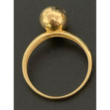Load image into Gallery viewer, 18K Gold Ring Ball 1.36 grams Size 5.75 - Rafant