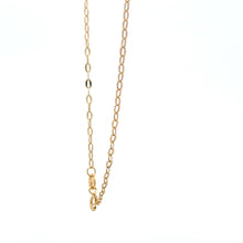 Load image into Gallery viewer, 18K Gold Necklace Chain Cable Link 17.75 inches 0.80 grams - Rafant