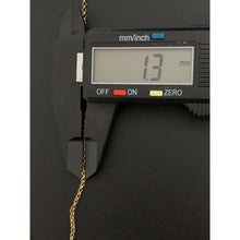 Load image into Gallery viewer, 18K Gold Necklace Chain 17.75 inches with Jesus Christ Pendant 2.32 grams - Rafant