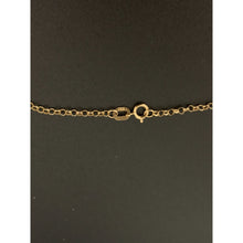 Load image into Gallery viewer, 18K Gold Necklace Chain Rolo 17.5 inches 1.23 grams - Rafant