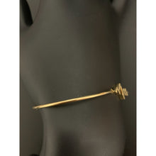 Load image into Gallery viewer, 18K Gold Bracelet Bangle Heart Beat Small ExtraSmall 4.08 grams - Rafant