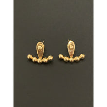 Load image into Gallery viewer, 18K Gold Earrings Stud Dangling Balls 2.07 grams - Rafant