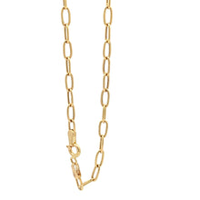 Load image into Gallery viewer, 18K Yellow Gold Bracelet Paperclip 1.35 grams Size 7 inches - Rafant