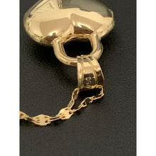 Load image into Gallery viewer, 18K Gold Necklace Chain 17.75 inches with Heart Pendant 2.85 grams - Rafant