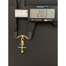 Load image into Gallery viewer, 18K Gold Pendant Anchor Seahorse 1.81 grams - Rafant