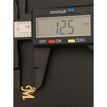 Load image into Gallery viewer, 18K Gold Pendant Charm Letter M 0.77 grams - Rafant