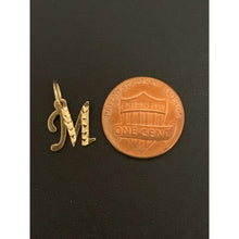 Load image into Gallery viewer, 18K Gold Pendant Charm Letter M 0.77 grams - Rafant