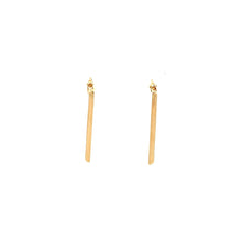 Load image into Gallery viewer, 18K Yellow Gold Earrings Triangle 1.75 grams - Rafant