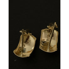 Load image into Gallery viewer, 18K Gold Earrings French Clips Tricolor 1.23 grams - Rafant